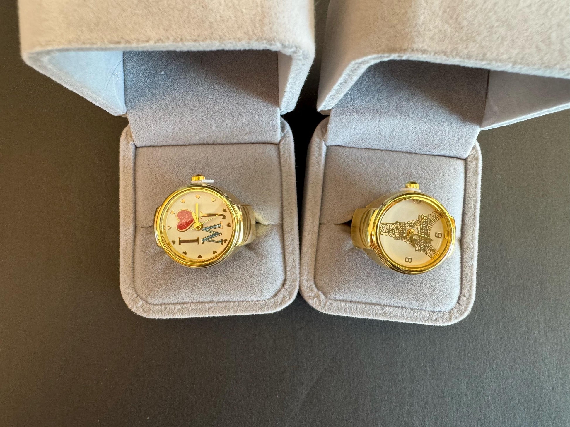 Eiffel Tower Watch Ring