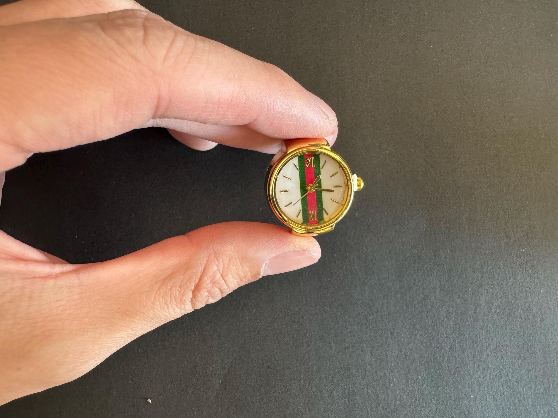 Mini Vintage Watch Ring