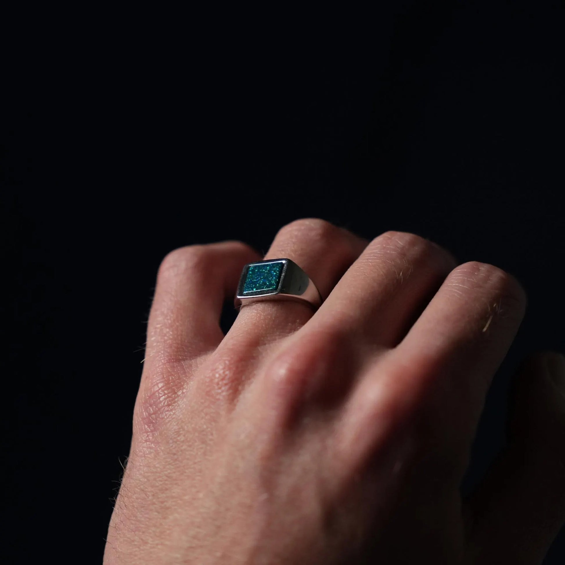 Opal Signet Ring