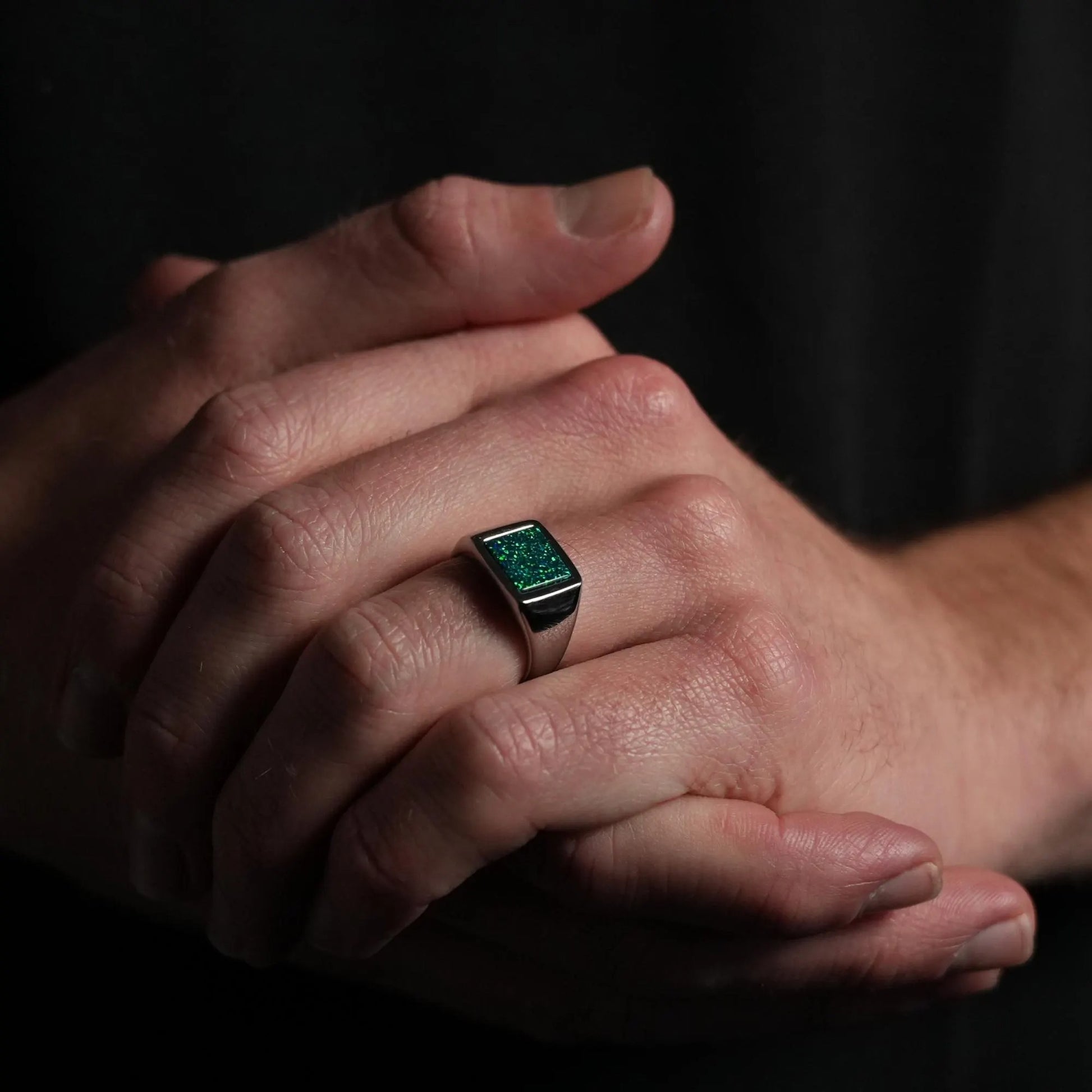Opal Signet Ring