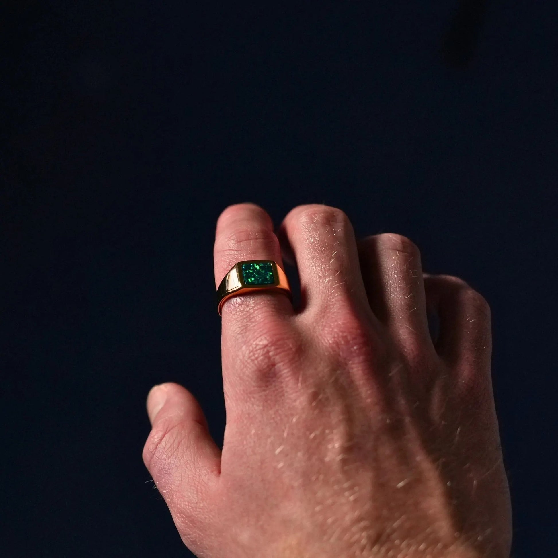 Opal Signet Ring