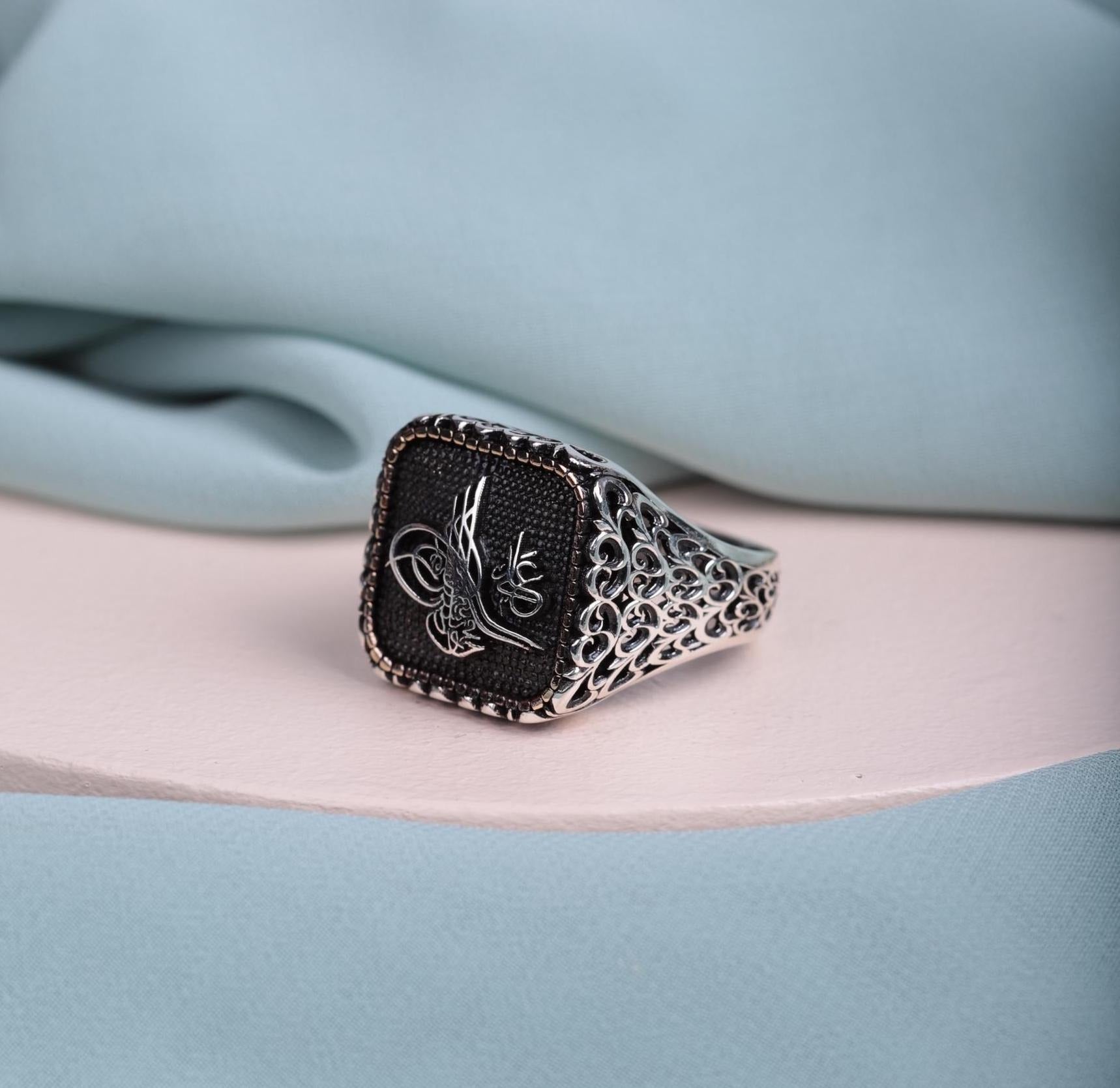 Ottoman Tughra Symbol Men’s Ring