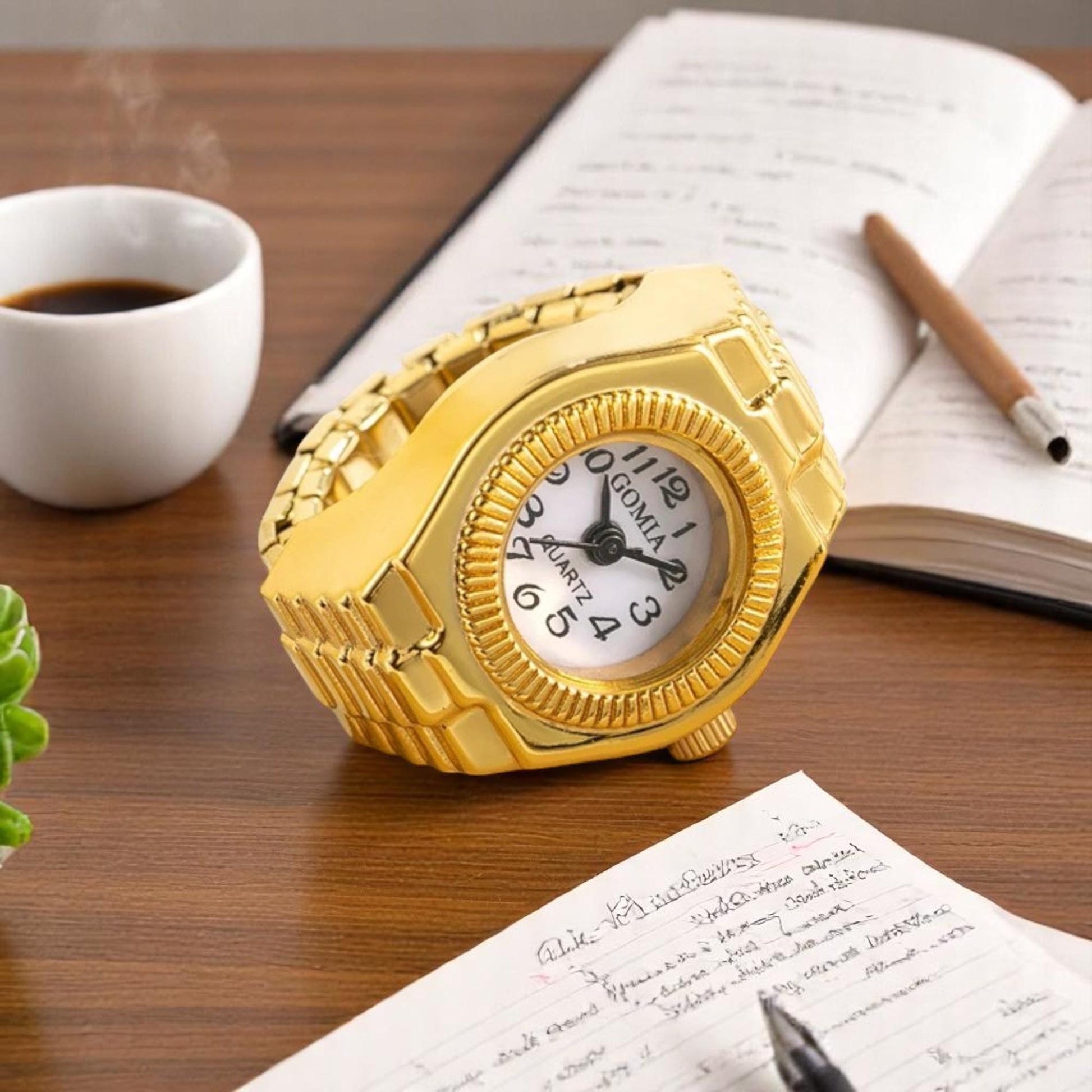 Vintage Mini Finger Watch Ring