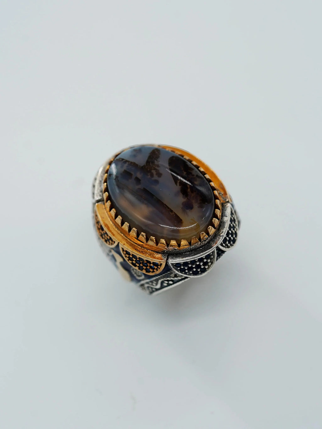 Handmade Sterling Silver Luxury Men's Ring