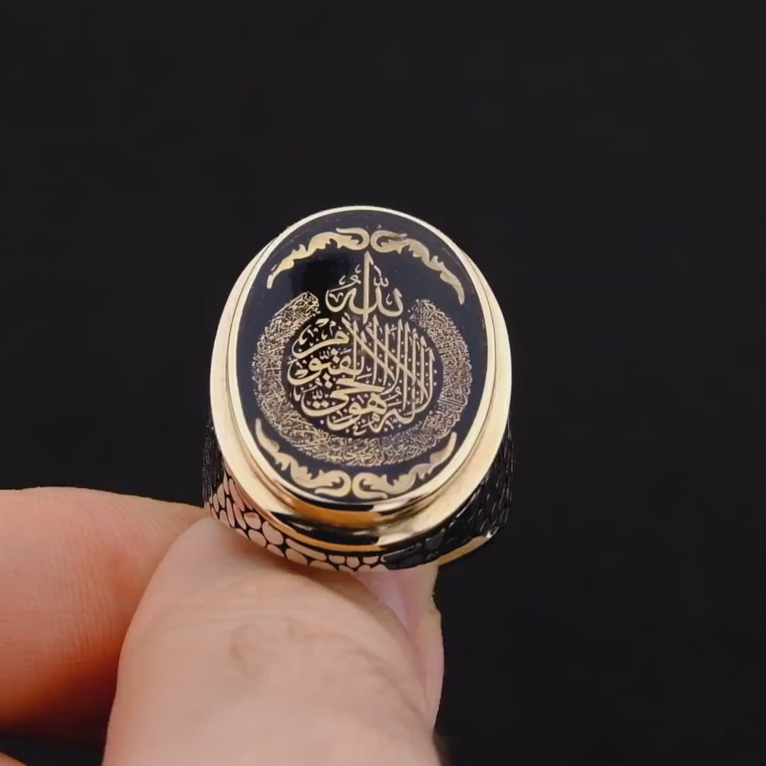 Silver Men Islamic Ring