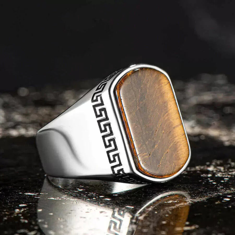 THE IZMIR BLACK AQEEQ RING